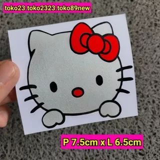 stiker cutting hello kitty stiker motor stiker lucu