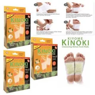 Kiyome KINOKI Cleansing Detox Foot Pads / koyo kaki kesehatan Gold