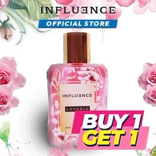 INFLUENCE - Lovable Eau De Parfume Original Wangi Khas & Fresh Parfume wanita Tahan Hingga 12 Jam 50Ml