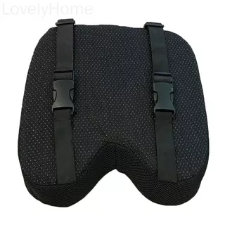 Rowing Machine Seat Cushion with Straps Non-Slip Bottom Memory Foam Washable Cover Seat Cushion LovelyHome