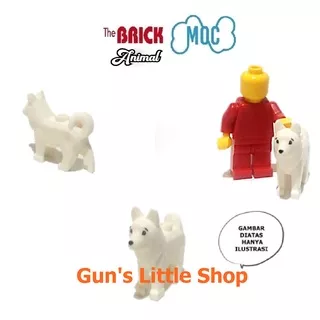 Brick non lego - Accessories Dog Siberian Husky Alaskan Malamute Loose