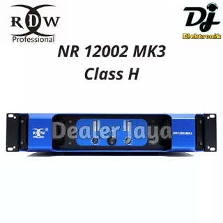Power Amplifier RDW NR 12002 MK3 / NR 12002MK3 Class H - 2 channel