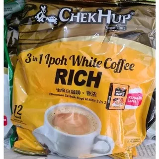 Chek Hup Ipoh White Coffee King 3 in 1 Isi 12 Chekhup Ipoh Kopi King 3in1 Malaysia