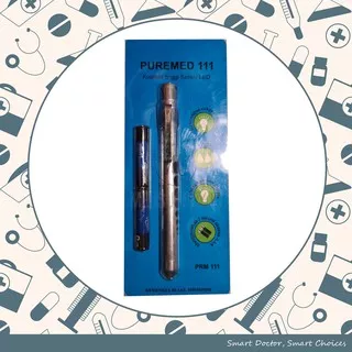 PENLIGHT PUREMED 111 SINAR PUTIH / SENTER DOKTER BUKAN BESI SINAR PUTIH DENGAN DIAMETER PUPIL