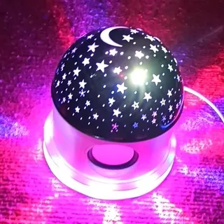 Lampu Bintang kamar Tidur Led Krystal Magic Ball Light Disco + Music Bluetooth Speaker musik Box Blutooth Wireless / Mainan Anak