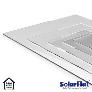 Atap Polycarbonate Solid SOLARFLAT - 1.2 mm