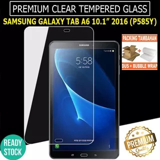 Samsung Galaxy Tab A6 A 10 10.1 Inch 2016 S Pen P585Y Tempered Temper Glass TG Anti Gores Antigores