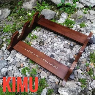 KIMU - Dragon Claw Wall Katanakake Dinding (rak pedang 3 tingkat)