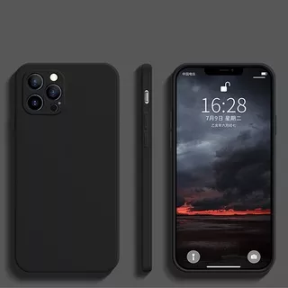 Luxury Original Square Liquid Silicone Case For iPhone 6 6s Plus 5 5S SE Shockproof Soft Cover