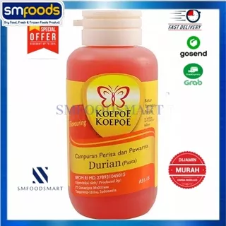 Pasta Durian atau Perisa Koepoe koepoe 60ml promo termurah dan grosir