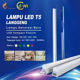 Lampu Set LED T5 12 Watt Langgeng