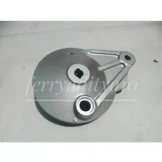 Panel rem tutup kampas tutup tromol belakang Supra X 125, supra fit new,revo,absolute, Blade silver