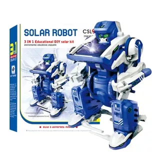 Mainan Edukasi Robot Anak / 3 in 1 Robot Solar / Kado Anak Robot 3 in 1