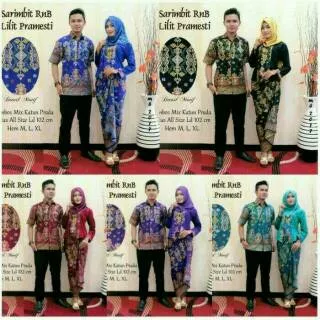 Batik couple kutubaru pramesti, kebaya sarimbit kutubaru pramesti rok lilit