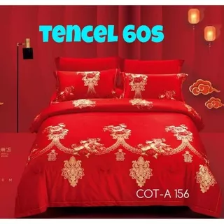 Bedcover set sutra organic tencel 60s chinese wedding xuangxi 1
