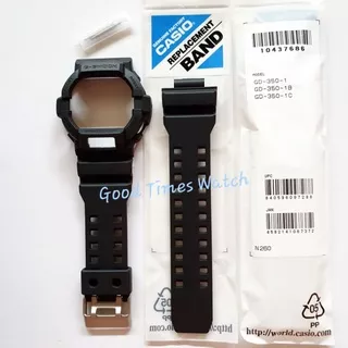 PAKET STRAP BEZEL G-SHOCK GD-350-1B GD 350 CASIO ORIGINAL