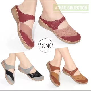 Sepatu Sandal Wanita Sendal Mules Flat Tali Slip On Wanita Perempuan Dewasa Terbaru Kekinian Murah Sandal Cewek Sendal Cewek Casual Sandal Remaja Sepatu Sandal Slip On Wanita Tali Mules Aa1…