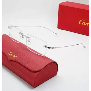 Kacamata Bor Rimless Frameless CART PURE Titanium 8201054 Pria Wanita