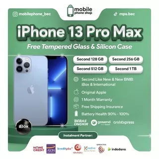 IPHONE 13 PRO MAX 128 256 512GB - BNIB GARANSI IBOX