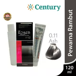 Kosea Hair Color ASH 0.11 60ml + Oxidant 60ml / Pewarna Rambut / Cat Rambut / Hair Color ASH