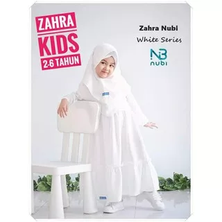 Gamis Putih anak zahra Nubintang || Gamis Series Manasik usia 2-7 tahun