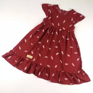 Mini Dress | Baju Anak Perempuan | MD -Leafy-