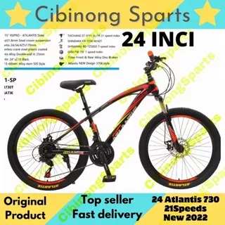 Sepeda MTB 24 Atlantis 21Speeds Cakram New 2022