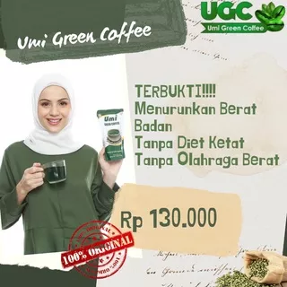 Umi Green Coffee Herbal / Kopi Hijau Pelangsing, Kopi Hijai Kesehatan, UGC Penurun Berat Badan, Green Coffee Original