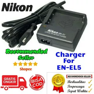 Charger Nikon mh-61 for baterai en el5 coolpix p510 p520 p530 carger Nik p80 P90 P3 P4 s10 p500 p100