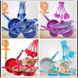 cookware set warna/ panci set warna isi13