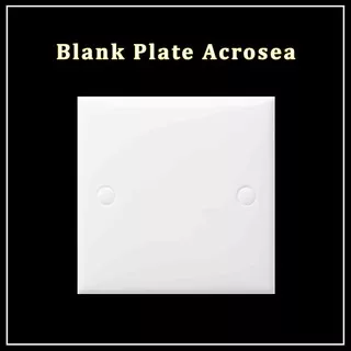 Plat Penutup /Blank Frame /Cover Tutup Saklar 1 Gang PANASONIC ACROSEA WABJ8010N
