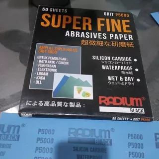 amplas grit 5000 Japan Radium black p5000/ amplas Radium black grit 5000 /amplas Radium black P5000