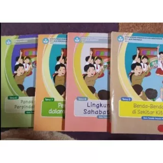 ORI satu paket buku guru tematik k13 kelas 5 tema 6 7 8 9 edisi revisi terbaru