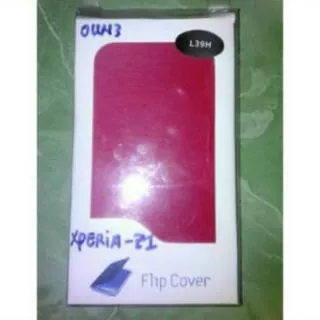 Flip cover case sony experia z1 seri l39h
