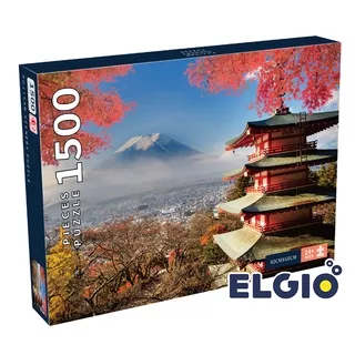 ELGIO - Puzzle 1500 pcs Hao Xiang Pemandangan Gunung Fuji Mount Fuji 88362