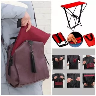 Portable Chair Pocket Chair Kursi Duduk Lipat