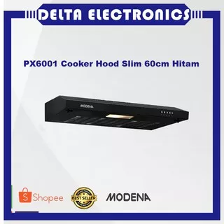 Modena PX6001 Cooker Hood Slim 60cm Hitam ESILE - PX 6001