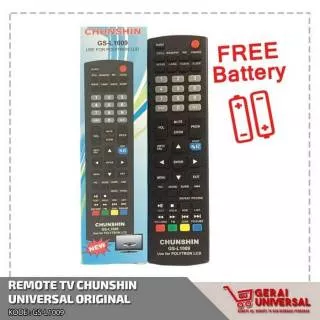 REMOTE REMOTUNIVERSAL TV LCD LED POLYTRON CHUNSHIN GS-L1009