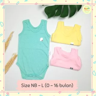 3PCS (GIRL NB-L) SINGLET JUMPER WARNA BAJU KAOS SINGLET DALAM KUTANG PUTIH ANAK BAYI BABY PEREMPUAN CEWEK BARU LAHIR BABY GIRL NEWBORN NEW BORN 0 3 6 12 BULAN 1 2 TAHUN SIZE S M L BISA BELI 1 LUSIN LUSINAN POLOS LEMBUT SNI LITTLE Q