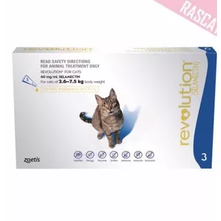 Revolution Cat Adult 1 Box (bb 2.5-7kg) Obat kutu kucing