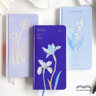 PAPERMORE LILY OF THE VALLEY - WEEKLY PLANNER HARDCOVER NOTEBOOK