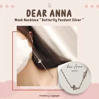 Kalung Masker Korea/Tali Masker Korea By Dear Anna Liontin Butterfly