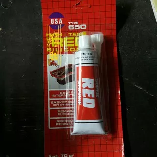 Usa 650 lem red besar lem merah 70gr lem silicone red lem red silicon