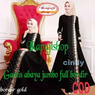 GAMIS ABAYA BORDIR  / GAMIS TURKI ABAYA / GAMIS BORDIR