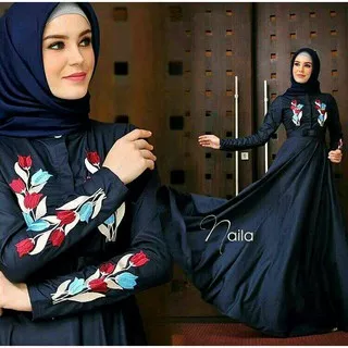 JESZ- MAXI KHAWLA # ? DRESS BRUKAT PEVITA TERBARU DRESSMURAH ZHINARA DRESS BROKAT BIG Size BUSUI