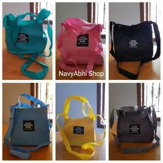 Tote Bag Canvas Import kecil Tas Slempang tas jinjing dompet tas wanita tas cewek tas kecil murah