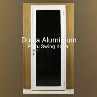 Pintu Aluminium Swing Kaca