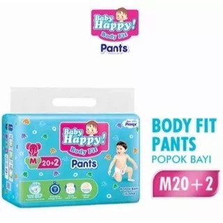 Pampers Popok Baby Happy Body Fit Pants Size M / L / XL