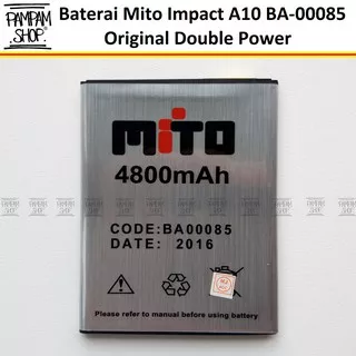 Baterai Mito Impact A10 Android One BA-00085 BA00085 Original Double Power Batre Batrai BA 00085