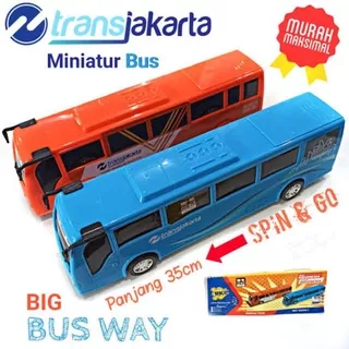 Mainan Mobil Transjakarta / Bus Transjakarta / Bis Transjakarta / Mobil Busway / Bus Way m